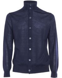 Ballantyne - Cardigan Collo Alto - Lyst