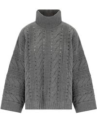 Twinset - Turtleneck Maxi Pull - Lyst