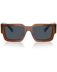 Prada - Zonnebril Prb17 S 25 F70 B Chocolade/donkergrijs Heren - Lyst