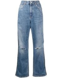 Stella McCartney - Zip-Detail Straight-Leg Jeans - Lyst