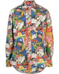ERL - Printed Shirt Woven Clothing - Lyst