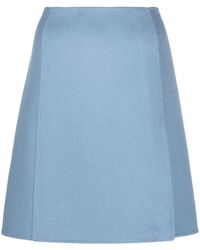 P.A.R.O.S.H. - High-Waist Wool Skirt - Lyst