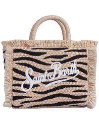 MC2 Saint Barth - Vanity Mini Straw N Zebra 1100 Emb - Lyst