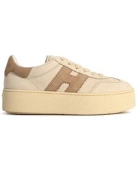 Hogan - " Cool" beige Lear-Sneaker - Lyst