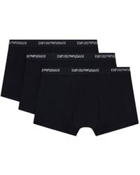 Emporio Armani - Logo Trunk 3Pack - Lyst
