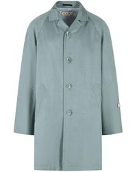 Marni - Groene 'lyocell' Trenchcoat - Lyst
