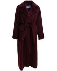 Max Mara - Alpaca And Wool Long Coat - Lyst