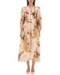 Zimmermann - Floral Print Maxi Dress - Lyst