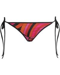 PUCCI - Marmo Polyamide Elastane Bikini Briefs - Lyst