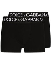 Dolce & Gabbana - Pack Of Two Boxers - Lyst