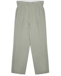 BE ABLE - Pleated Wide-Leg Trousers - Lyst