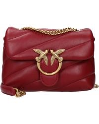 Pinko - Love Shoulder Bags Leather/Dark - Lyst