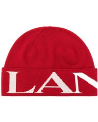 Lanvin - Wollen Hoed - Lyst