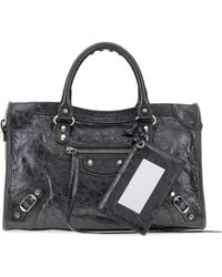 Balenciaga - Leather Small Le City Handbag - Lyst
