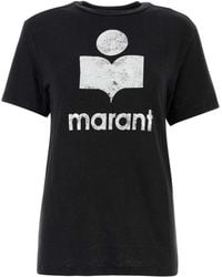 Isabel Marant - Marant Etoile Zewel Linen T-Shirt - Lyst