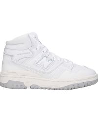 New Balance - Sneakers 650 Herens Wit Leer - Lyst