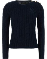 Ralph Lauren - Cotton Blend Sweater - Lyst