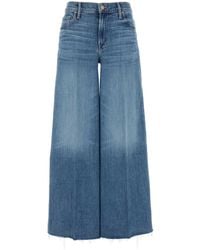 Mother - Stretch Denim The Swisher Wide-leg Jeans - Lyst