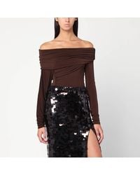 ANDAMANE - Top With Bare Shoulders - Lyst