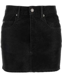 Isabel Marant - Isabel Marant Etoile Synthetic Leather Kimmy Mini Skirt - Lyst