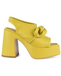 Stella McCartney - Skyla Sandalen Geel - Lyst