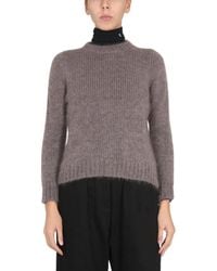 Raf Simons - Mohair Crewneck Sweater - Lyst