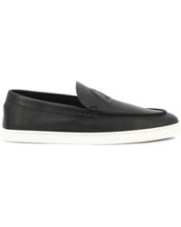 Christian Louboutin - Varsiboat Leather Loafers - Lyst