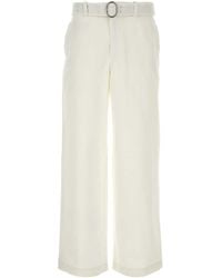 Jil Sander - Cotton Wide-Leg Pant - Lyst