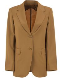 Max Mara - Mstassenzi – Pure Virgin Wool Single Breasted Blazer - Lyst