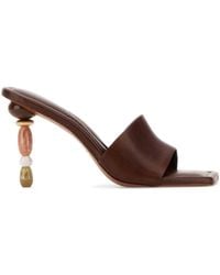 Cult Gaia - Leather Mahina Heels - Lyst