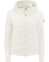 Colmar - Hoop Jacket With Hood And Circular Quilting - Lyst