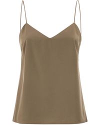 Max Mara - Mxmunghia Zijden Canvas Top - Lyst