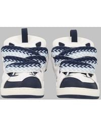 Lanvin - Mini Leather Sneakers For Kids - Lyst