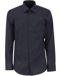BOSS - Slim-Fit-Hemd von aus bügelleichter Stretch-Baumwollpopeline - Lyst