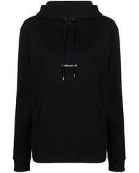 Saint Laurent - Logo Cotton Hoodie - Lyst