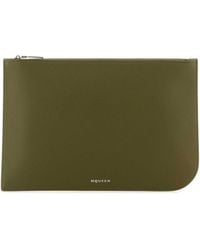 McQueen - Leather Large Sling Pouch - Lyst