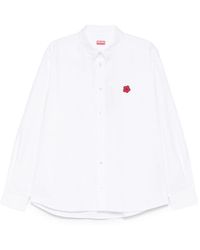 KENZO - Boke Flower Cotton Shirt - Lyst
