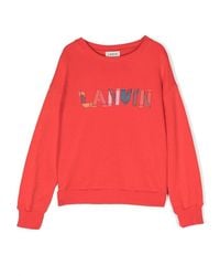 Lanvin - Sweatshirt With Logo - Lyst