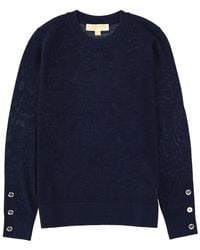 MICHAEL Michael Kors - Wool Jersey Merino Jumpers - Lyst