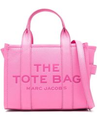 Marc Jacobs - De Lederen Kleine Draagtas In Boogroze - Lyst