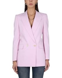 McQueen - Double-Breasted Outerwear Jacket For - Lyst