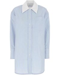 Co. - Embroidered Poplin Oversize Shirt - Lyst