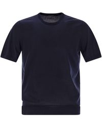 Tagliatore - T-shirt en coton à manches courtes de base Basic - Lyst