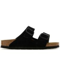 Birkenstock - Arizona Suède Sandalen - Lyst