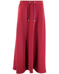 Herno - Midi-rok Met Elastische Taille - Lyst