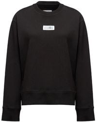 MM6 by Maison Margiela - Sweatshirt With Logo Appliqué - Lyst