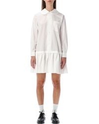 Comme des Garçons - Cotton Shirt Dress - Lyst
