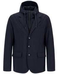 Herno - Nylon Blazer Jacket - Lyst