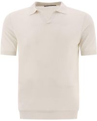 Tagliatore - Tagliatorore Silk Polo Shirt - Lyst
