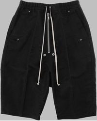 Rick Owens - Bela Pods Relaxed Fit Ramie-Cotton Shorts - Lyst